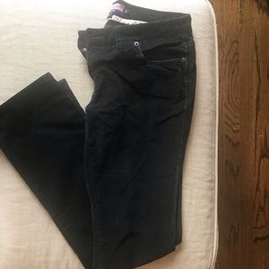 Size 6 vineyard vines black corduroy pants